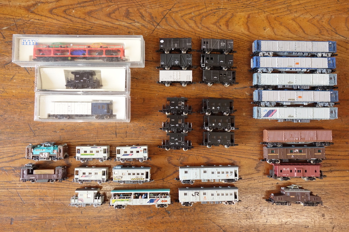 KATO Sekisui Kinzoku TOMY 等 / Nゲージ 国鉄 レムフ10000 ヨ8000 ク5000 他 有蓋車 車掌車 他 色々まとめて34輌 大量set 現状品 おもちゃ、ゲーム 貨物列車