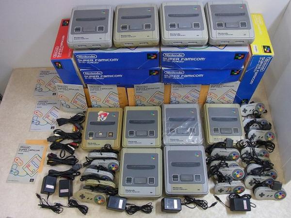 SFC スーパーファミコン本体 まとめて10台セット 任天堂 NINTENDO 箱付【DB ■■　　　　　　　■■