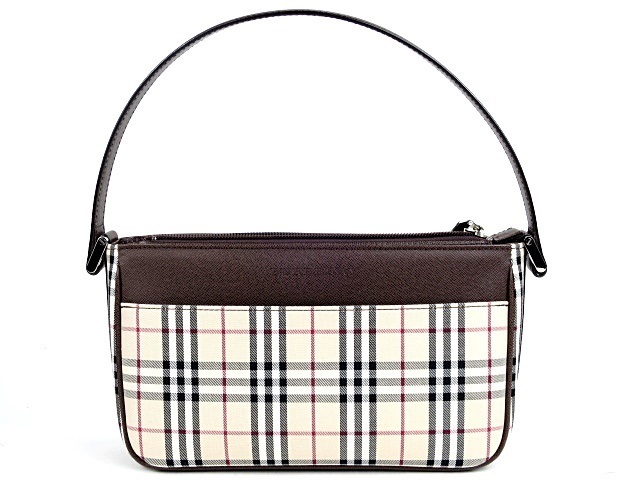 【新品・未使用】BURBERRY バーバリー ノバチェック ワンショルダー ハンドバッグ ポーチ 小物入れ ブランド 服飾雑貨 レディース【DC47】