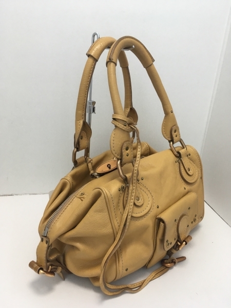 クロエ Chloe バッグ ハンドバッグ レザー ライトブラウン パディントン