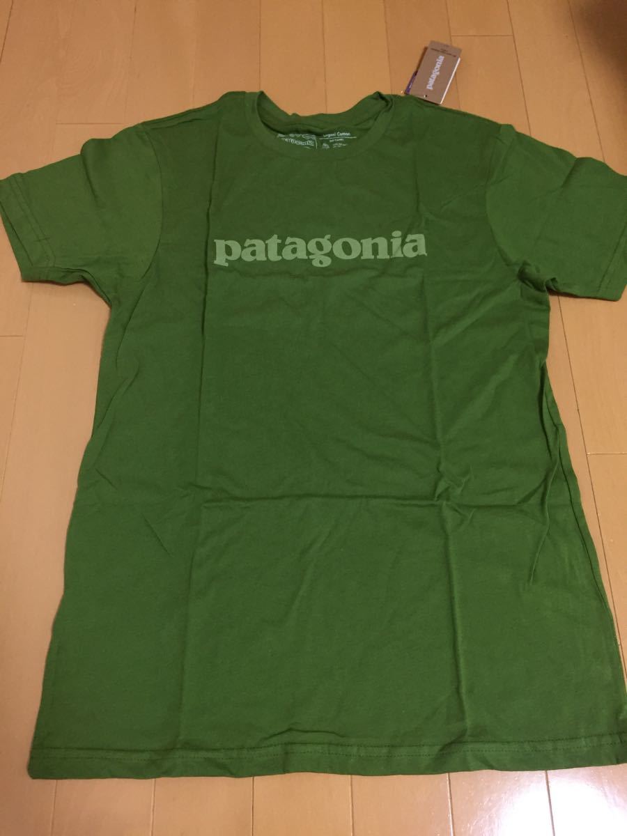 新作登場，人気SALE PatagoniaパタゴニアText Logo Organic Sprouted Green Sサイズ オーガニックコットン(半袖Tシャツ)｜売買されたオークション情報、yahooの商品情報をアーカイブ公開 - オークファン 男性用