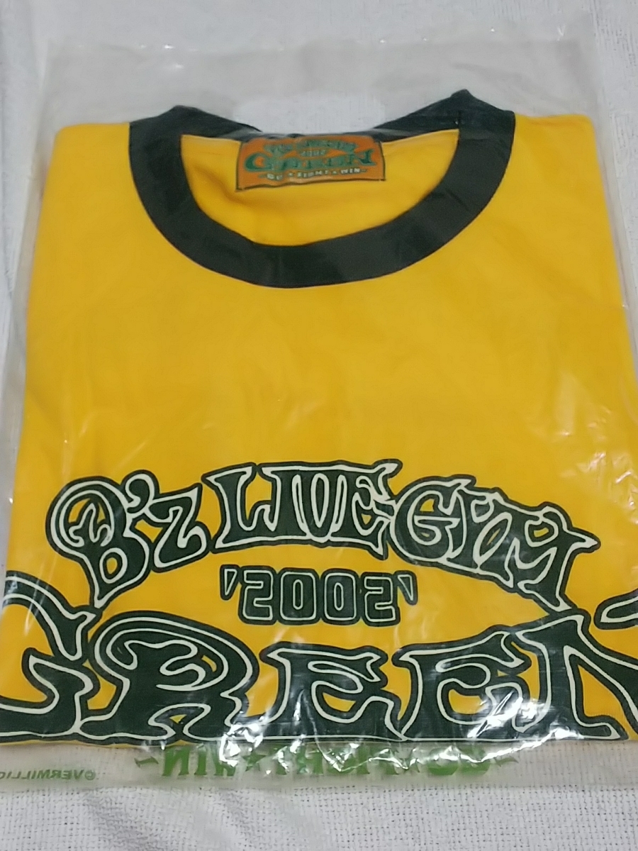 ☆ B'z LIVE-GYM Pleasure 2002 GREEN GO☆FIGHT☆WIN LIVE TOUR T