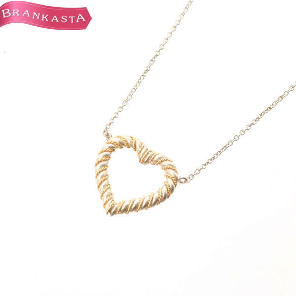 ☆TIFFANY＆Co.・ティファニー☆シルバー×K18 コンビ ハート