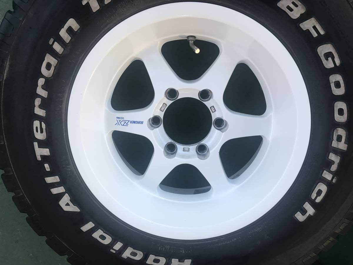 良品 ENKEI BORGNER ZX 16x7.0J ET:-15 6H139.7 BFグッドリッチ 245/75R16