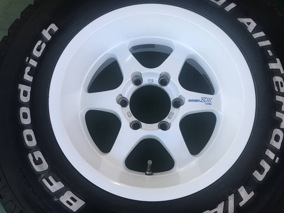 ENKEI BORGNER ZX 16x8J(139.7 PCD 16x7.0J 良品 ENKEI BORGNER ZX