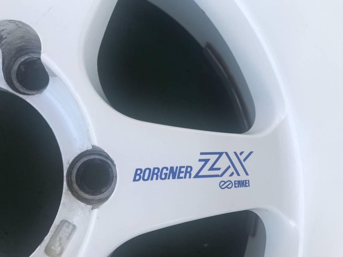 ENKEI BORGNER ZX 16x8J(139.7 PCD 16x7.0J 良品 ENKEI BORGNER ZX