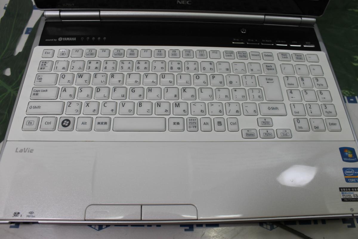☆NEC ノートパソコン LaVie L PC-LL750F26W 格安1円スタート！ Intel 