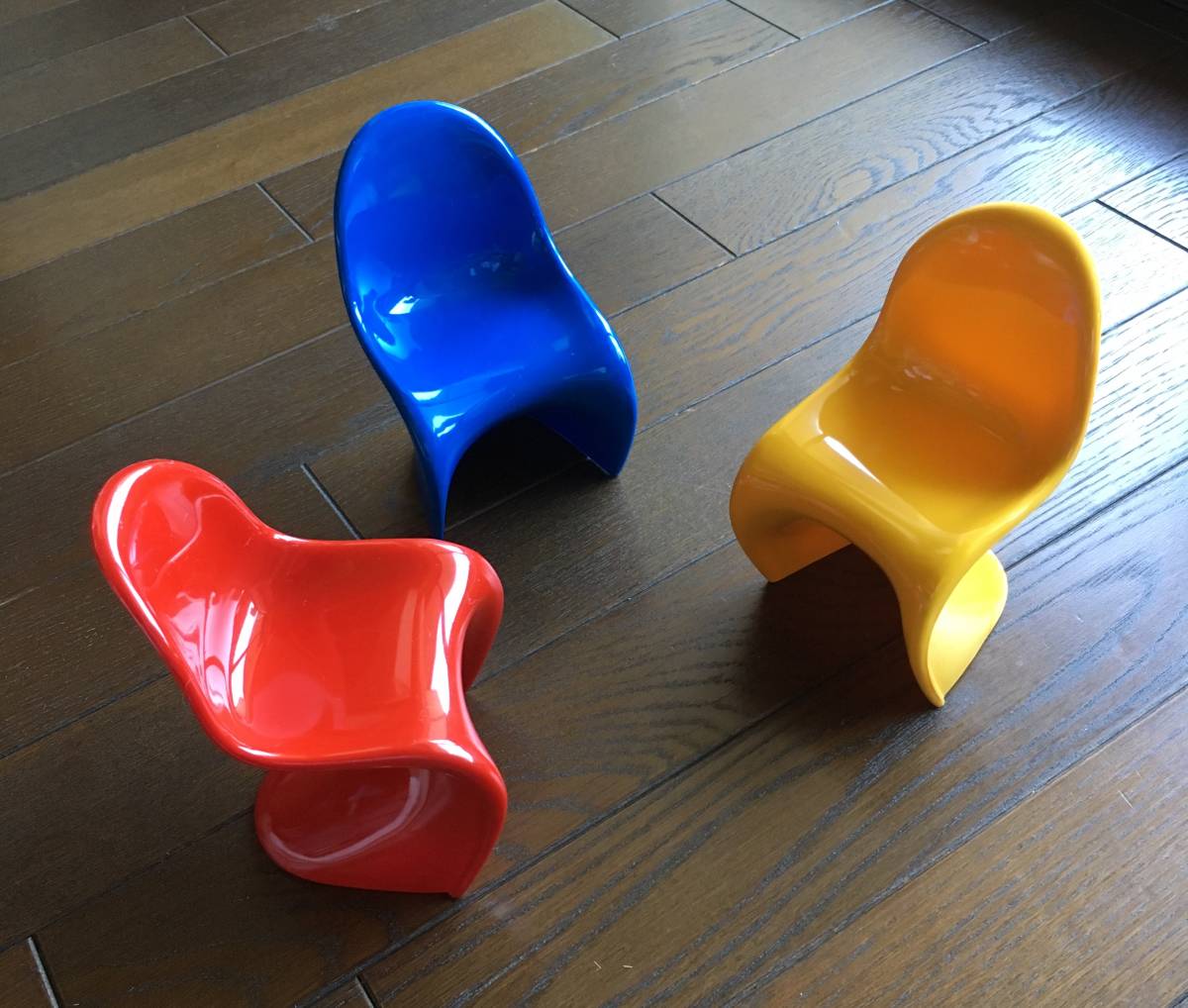パントンチェア VITRA ヴィトラ ミニチュア 赤 青 黄 中古