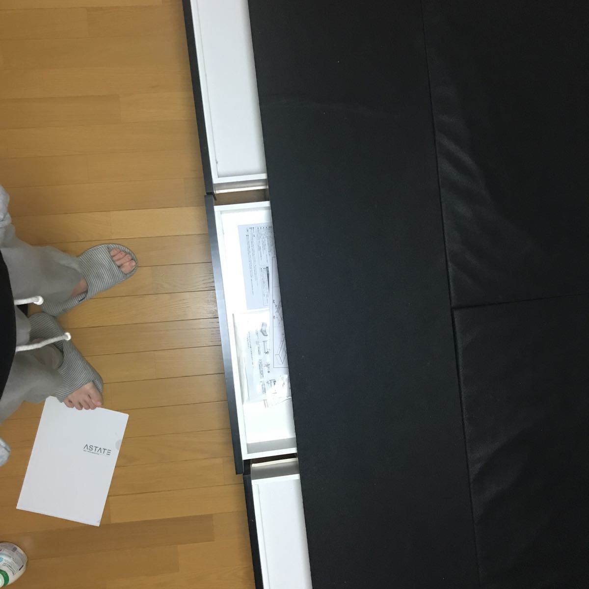 美品】ニトリ セミダブルベッドフレームのみ出品。説明欄をよく読んで 