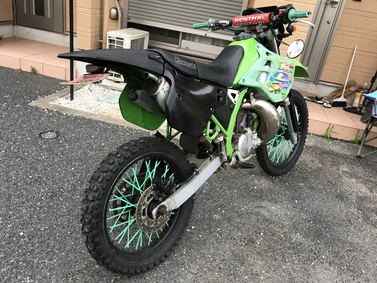 Kawasaki KDX125 エンジン良好 2スト RSVチャンバー サイレンサー