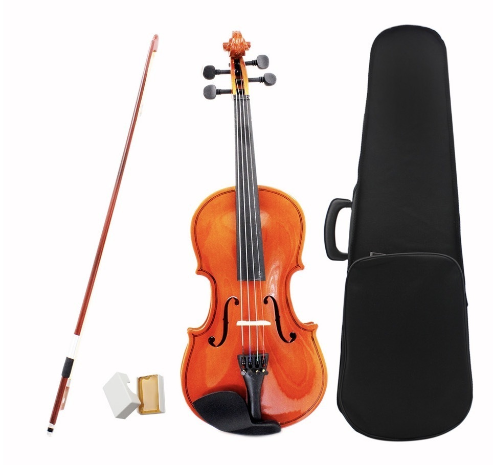 ☆送料無料☆新品☆ バイオリン 1/8 バスウッド 本体 ケース 弓 セット 初心者 子供_1