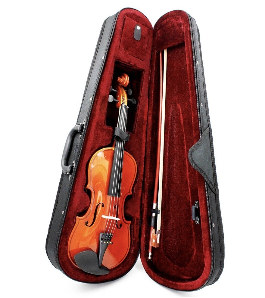☆送料無料☆新品☆ バイオリン 1/8 バスウッド 本体 ケース 弓 セット 初心者 子供_2