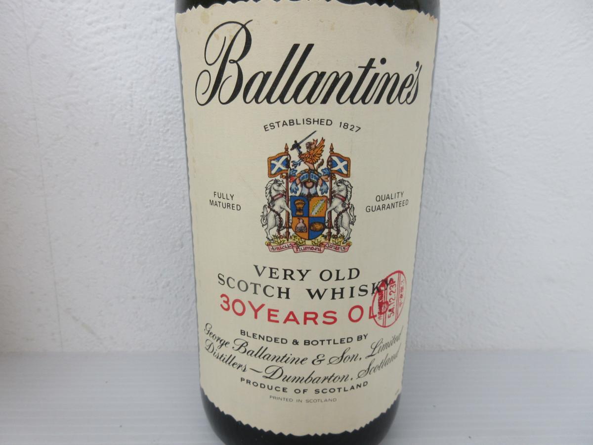 Ballantine's 30年 スコッチウイスキー 古酒 バランタイン 30年