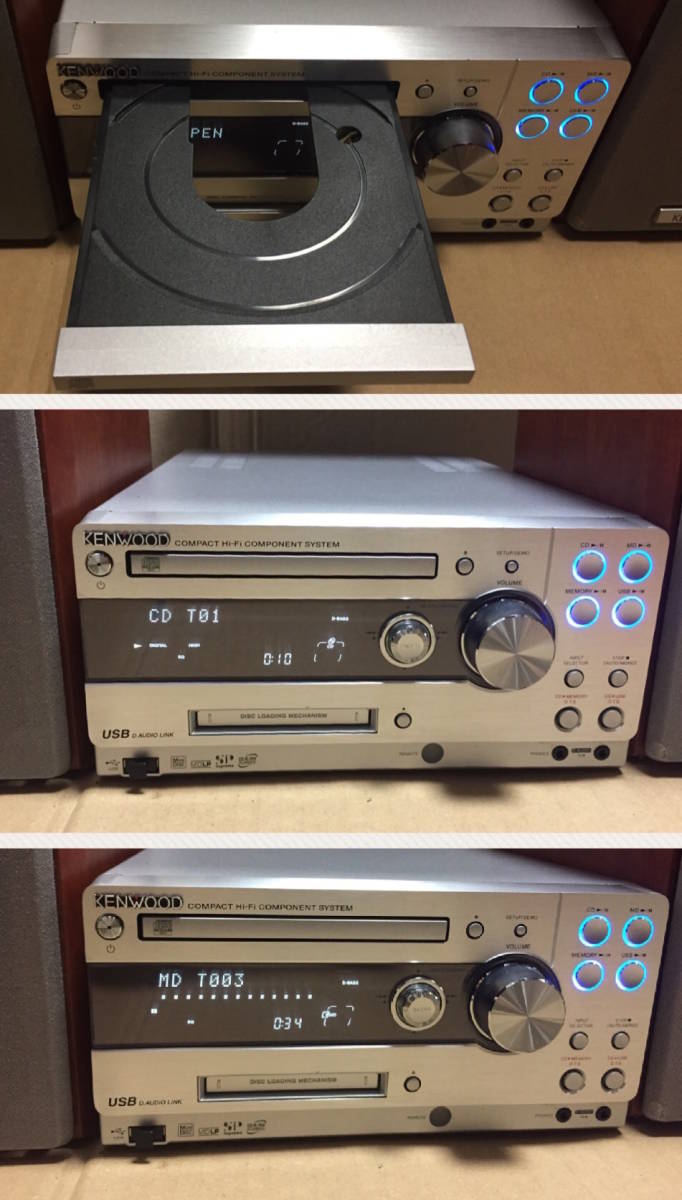 美品・元箱付き】KENWOOD CD MD USB SDコンポ UD-A77 ヨドバシ.com