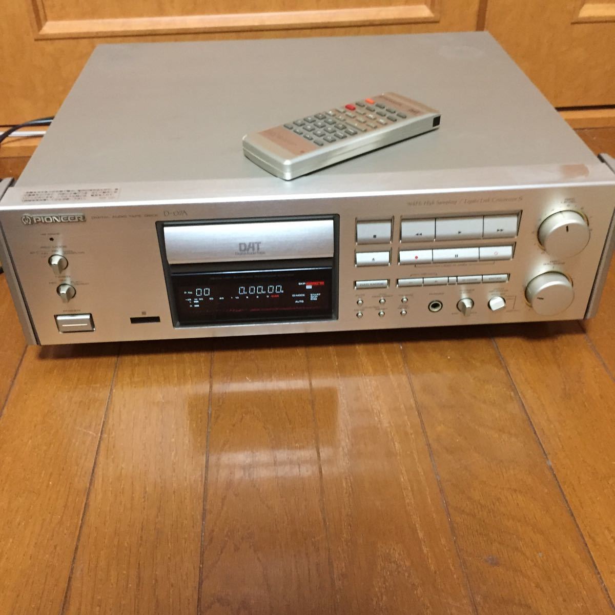 ☆ Pioneer パイオニア CU-D010 DATデッキ D-07用 リモコン/ ②