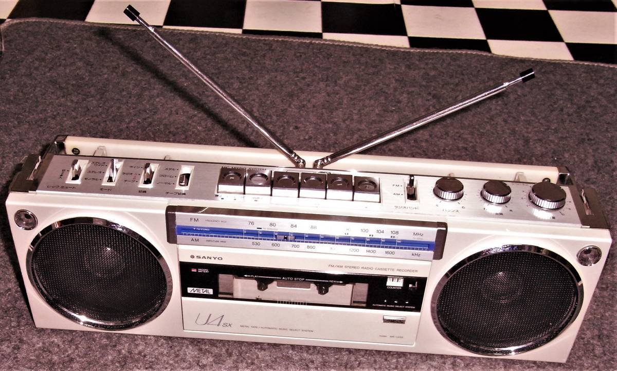 SANYO ラジカセ MR-U4SX サンヨー Yahoo!オークション 昭和レトロ