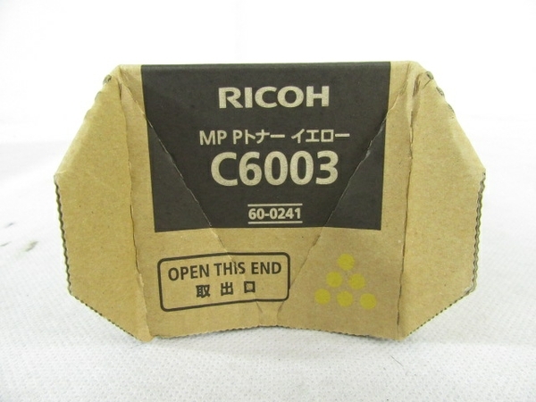 特価販売品 未使用 RICOH MP Pトナー C6003 ブラック シアン マゼンタ