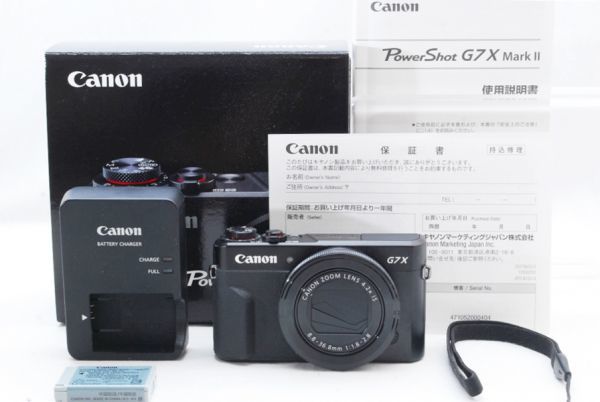 ☆美品☆ キャノン パワーショット Canon PowerShot G7X MarkⅡ 元箱