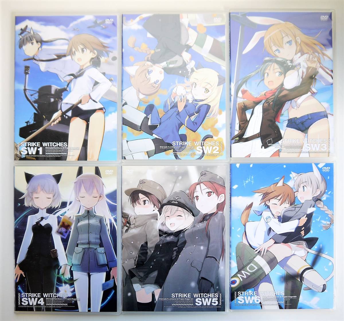 3BOX/全巻セット/ストライクウィッチーズ/DVD・CD・ブックレット 1-6巻 