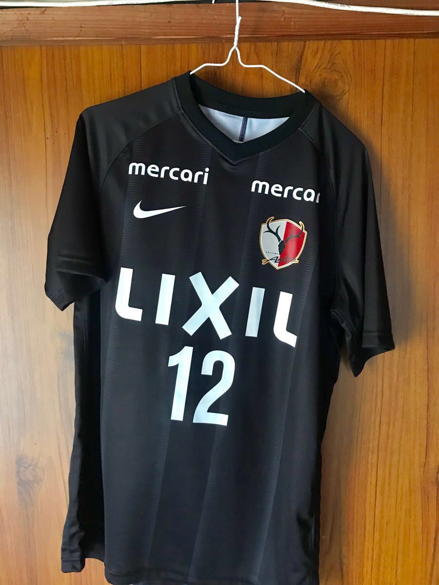 鹿島アントラーズ トレーニングマッチ用レプリカユニフォーム 2018 サイズL ナンバー12 黒ユニ_1