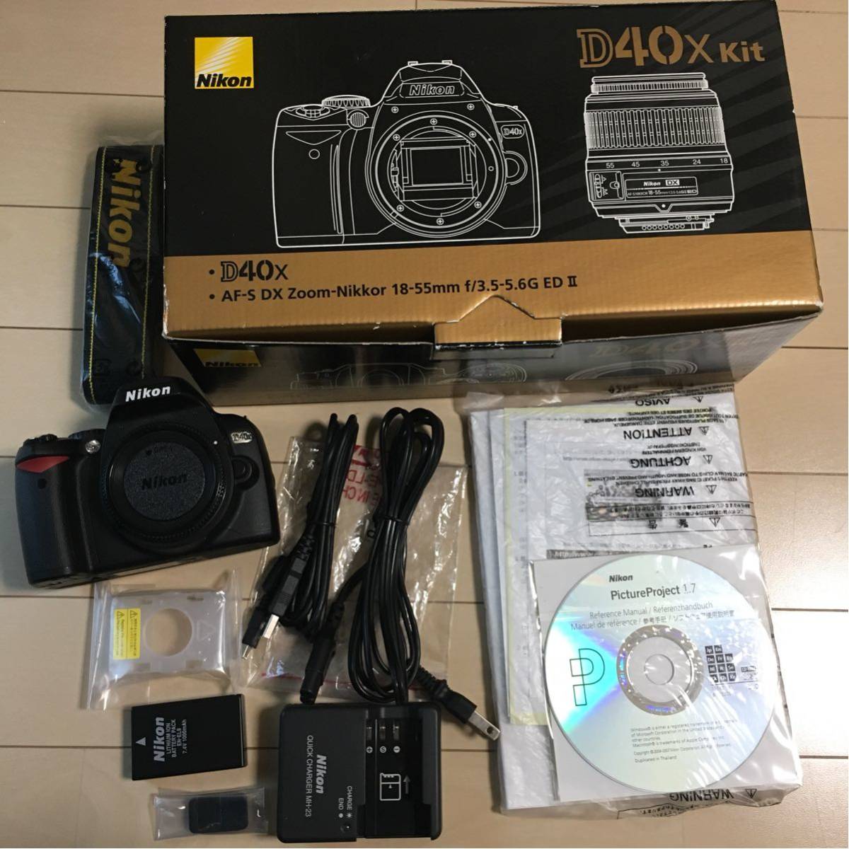 Nikon デジタル一眼レフカメラ D40X ボディ 動作未確認 レンズ欠品