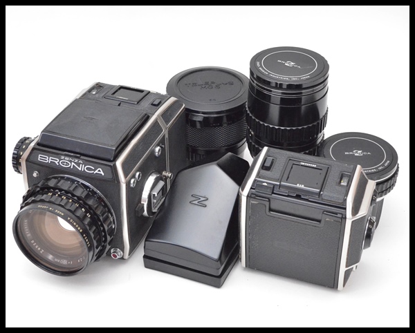 ジャンク ZENZA BRONICA S2 NIKKOR-P 75mm F2.8 中判 カメラ レンズ