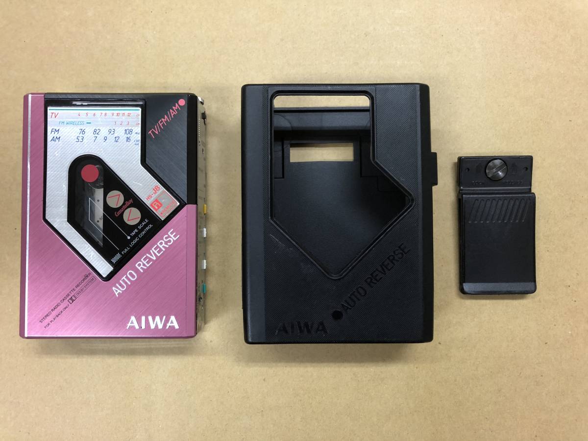 ジャンク AIWA ラジオカセットレコーダー HS- J8 CassetteBoy カバー