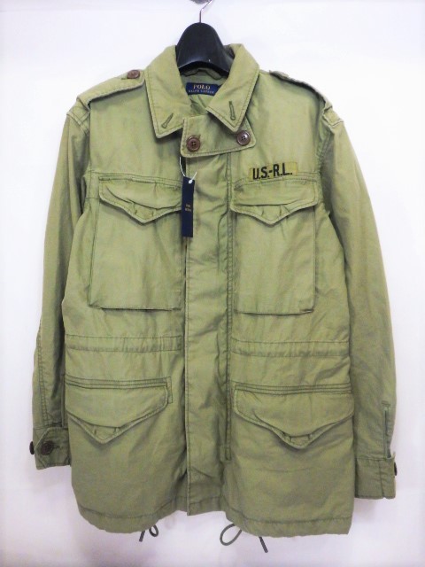 美品 POLO Ralph Lauren ポロラルフローレン Millitary Jacket