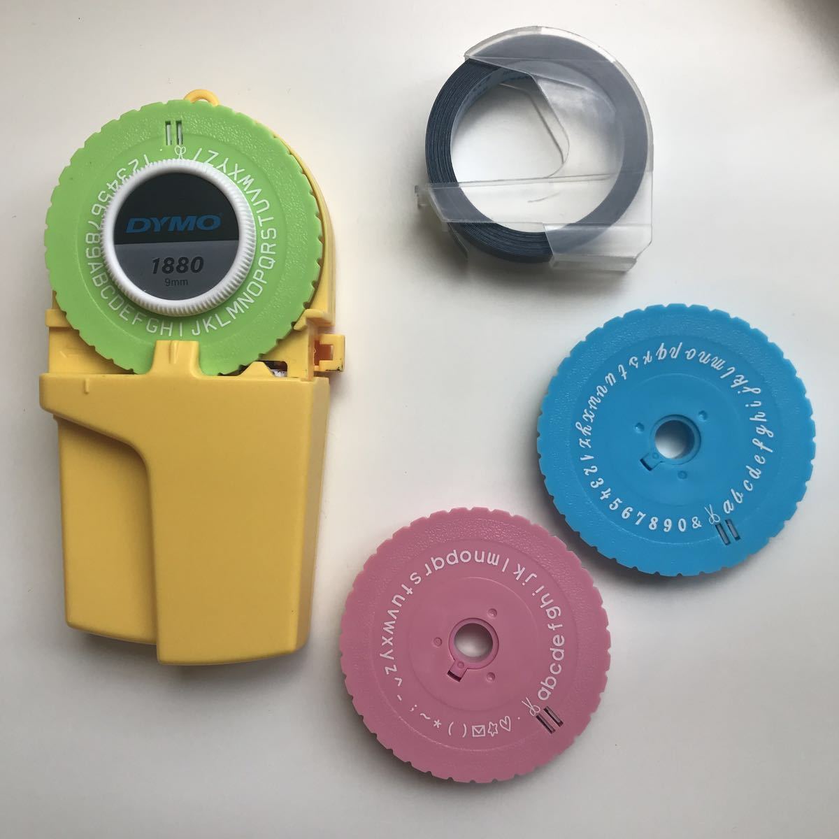 ダイモ テープ 本体+替ディスク+テープ ダイモラベル_1