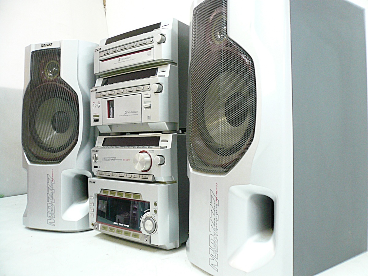 ○ ジャンク ソニー コンポ STR-MD777/HMC-MD777/SS-MD777 MD/CDデッキ 