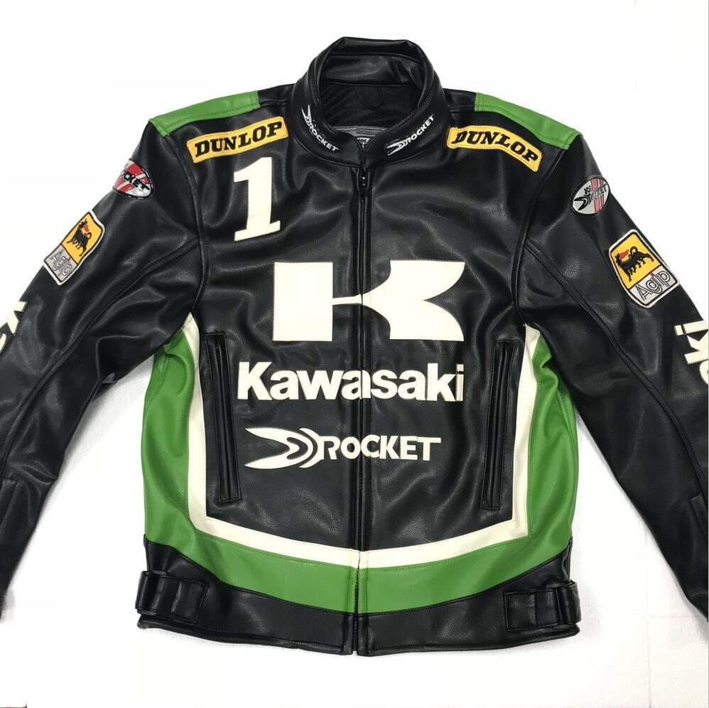 kawasaki カワサキ バイクジャケット メンズ メッシュ ライダース