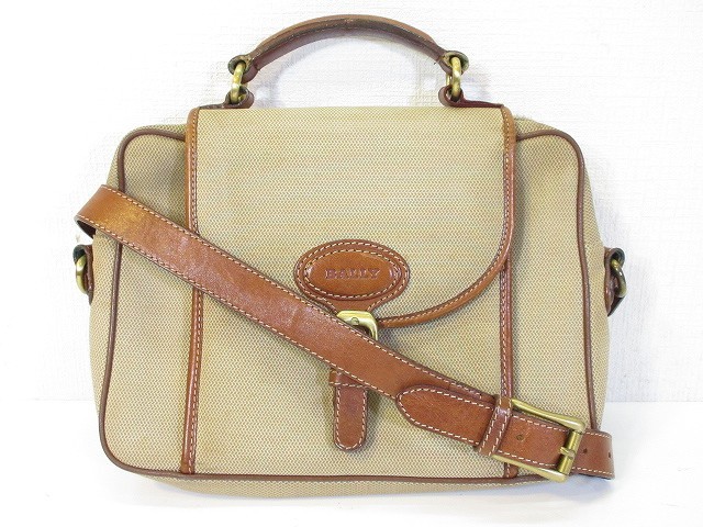 バリー BALLY ハンド バッグ ショルダー バッグ 2WAY 鞄 斜め掛け 