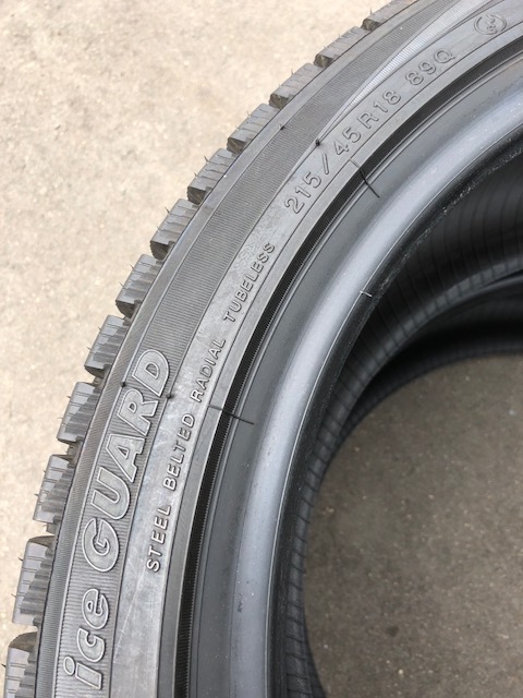 YOKOHAMA ヨコハマ iceGUARD アイスガード 215/45R18 89Q 03年製 2本