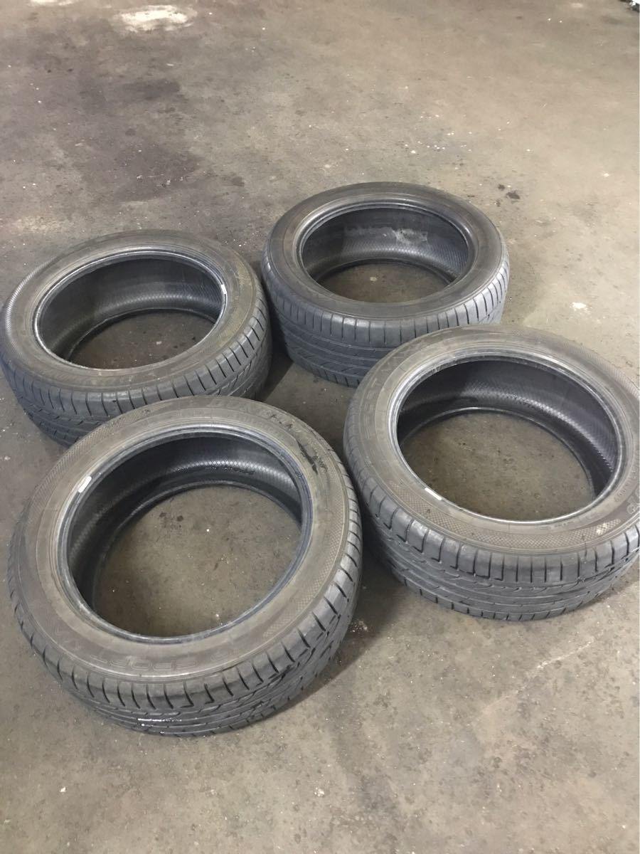 ■ダンロップ■245/50/18■高級タイヤ■4本セット■8分山■状態極上■2015年製■完全売り切り■