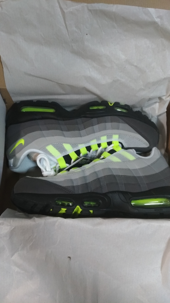 新品未使用 黒タグ付き 2018 イエローグラデ 28.0 NIKE AIR MAX 95 OG  