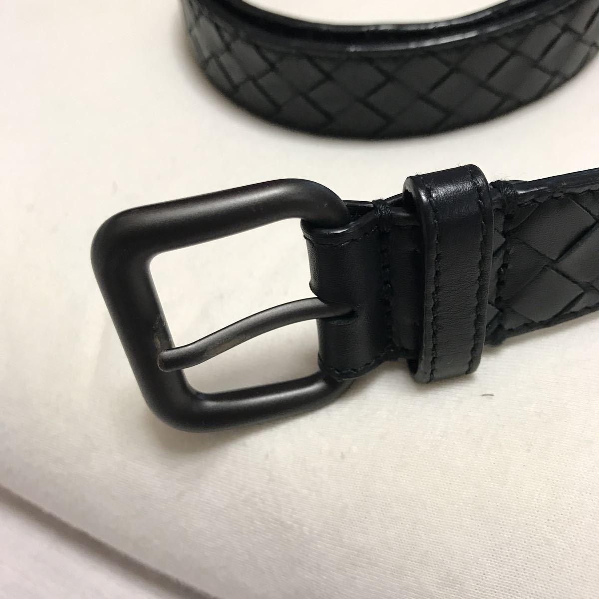 本物 ☆ボッテガヴェネタ メンズベルト ブラック イントレチャート ボッテガヴェネタ VENETA BOTTEGA | Bottega ベルト&frasl;INTRECCIATO