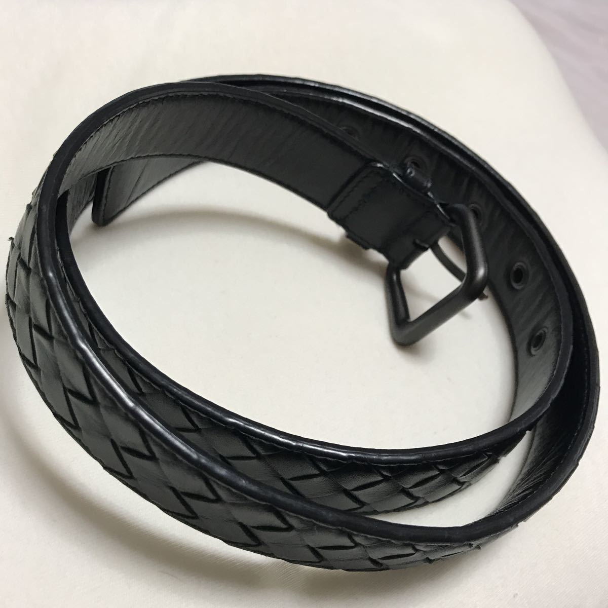 本物 ☆ボッテガヴェネタ メンズベルト ブラック イントレチャート ボッテガヴェネタ VENETA BOTTEGA | Bottega ベルト&frasl;INTRECCIATO