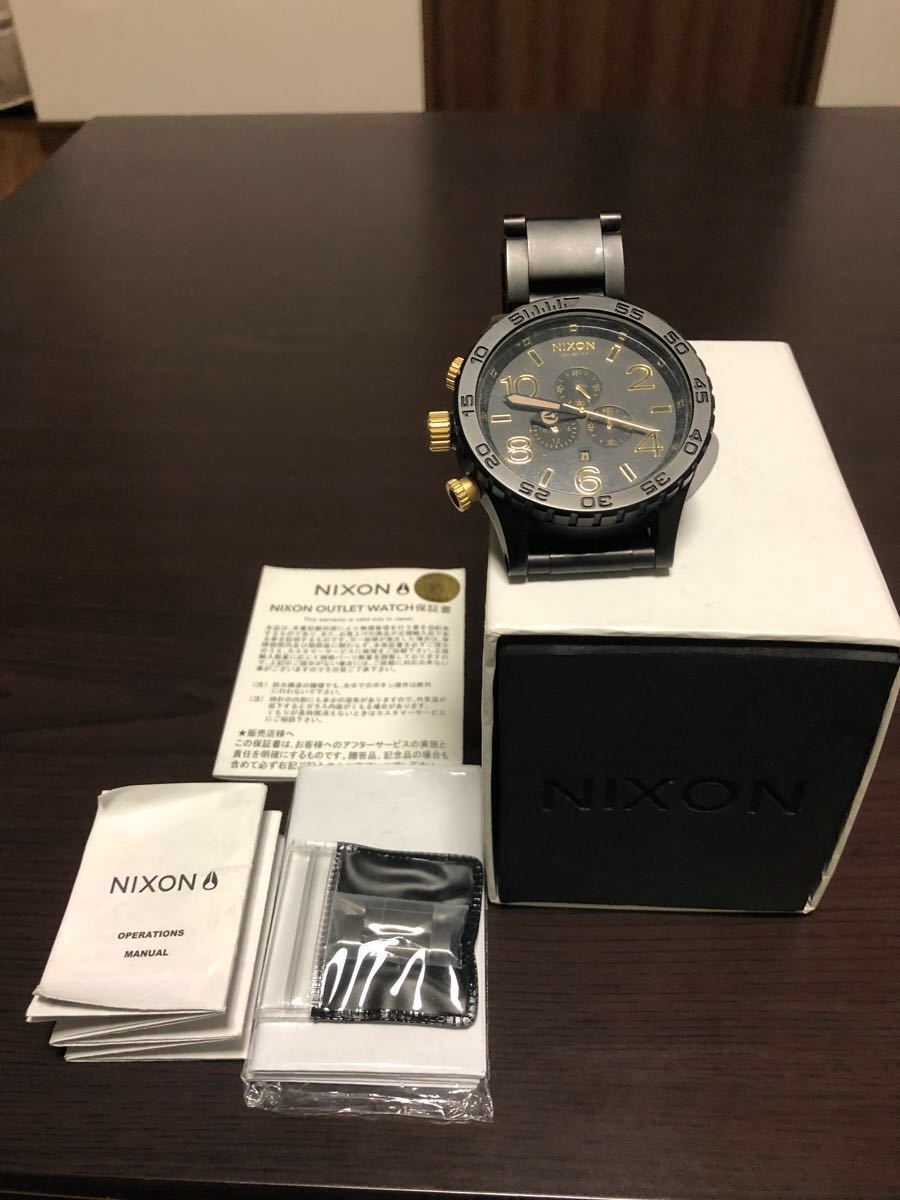 NIXON ニクソン 51-30 中古 NIXON 51-30 CHRONO マットブラック