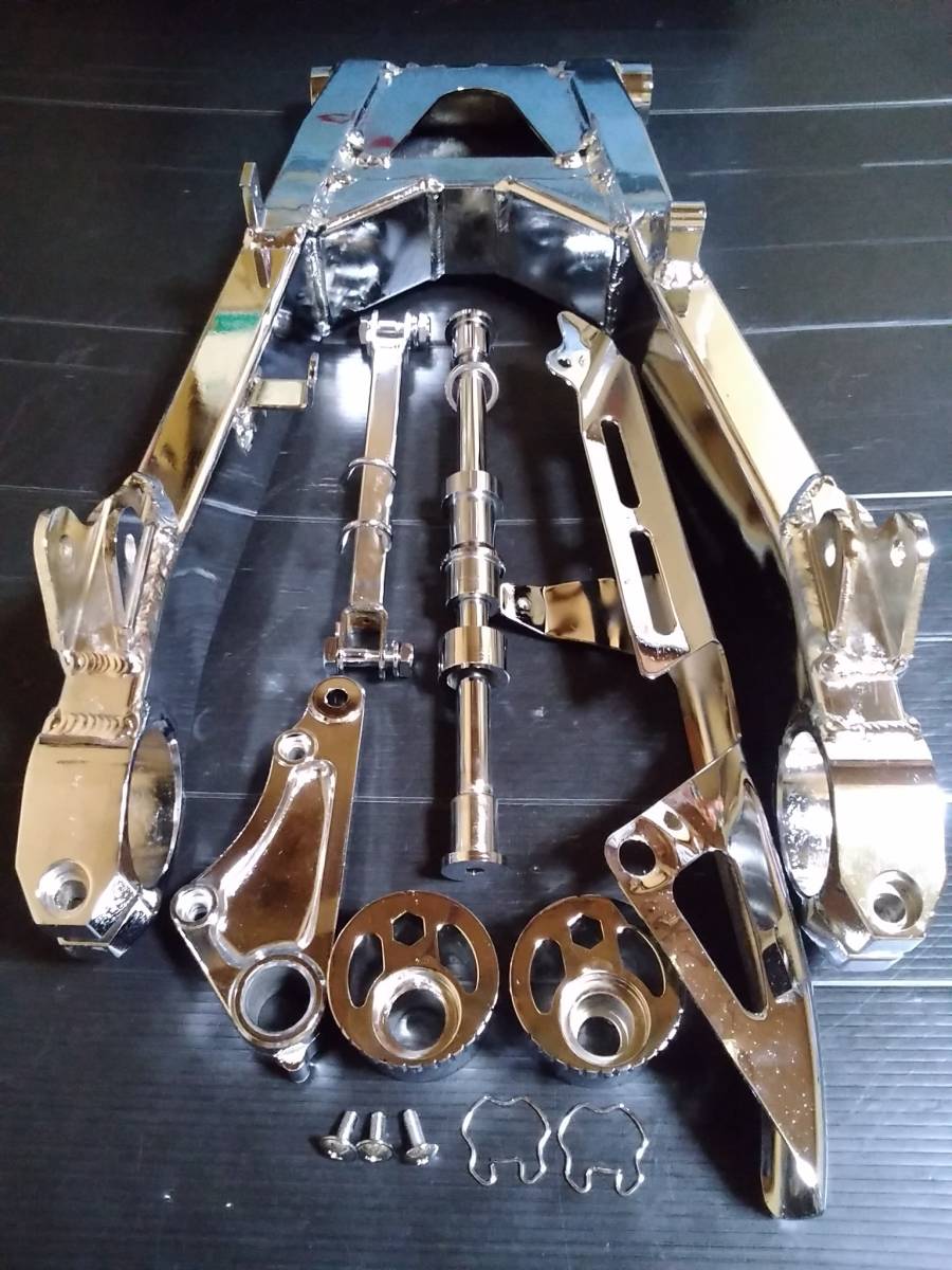 ゼファー400スイングアーム zr400cカワサキ チェーンガード アクスル