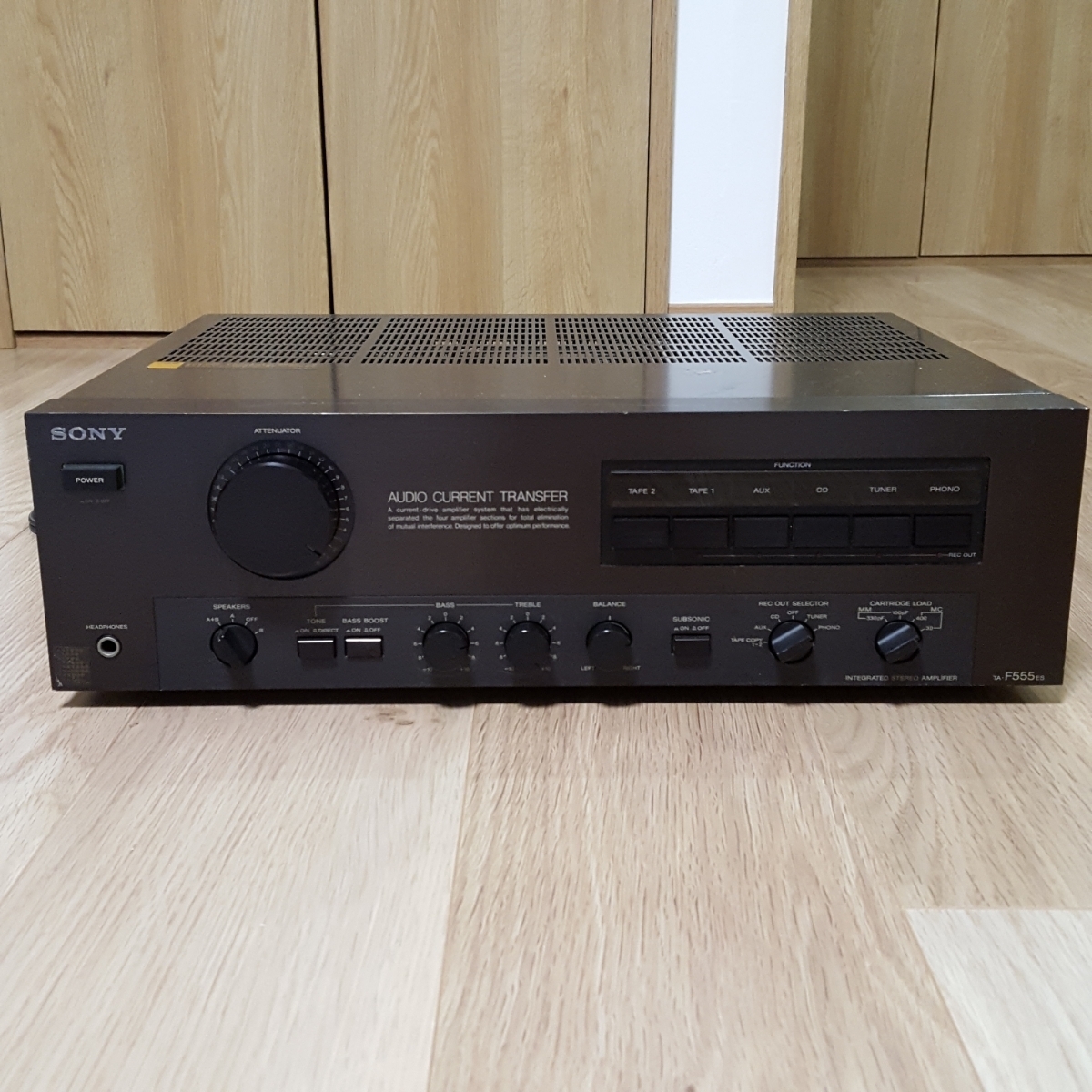 ソニー プリメインアンプ TA-F555ES 【公式通販】