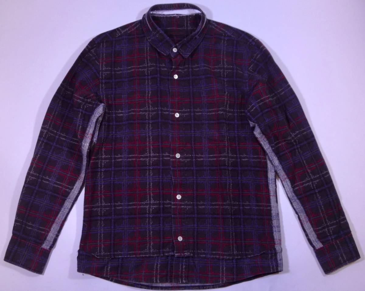 新作，得価 JONIO愛用 アンダーカバー 2003SS/SCAB 即 クラスト仕様ブラック 有刺鉄線タータンチェック/ダメージ加工ネルシャツ M黒 undercoverism(その他)｜売買されたオークション情報、yahooの商品情報をアー その他