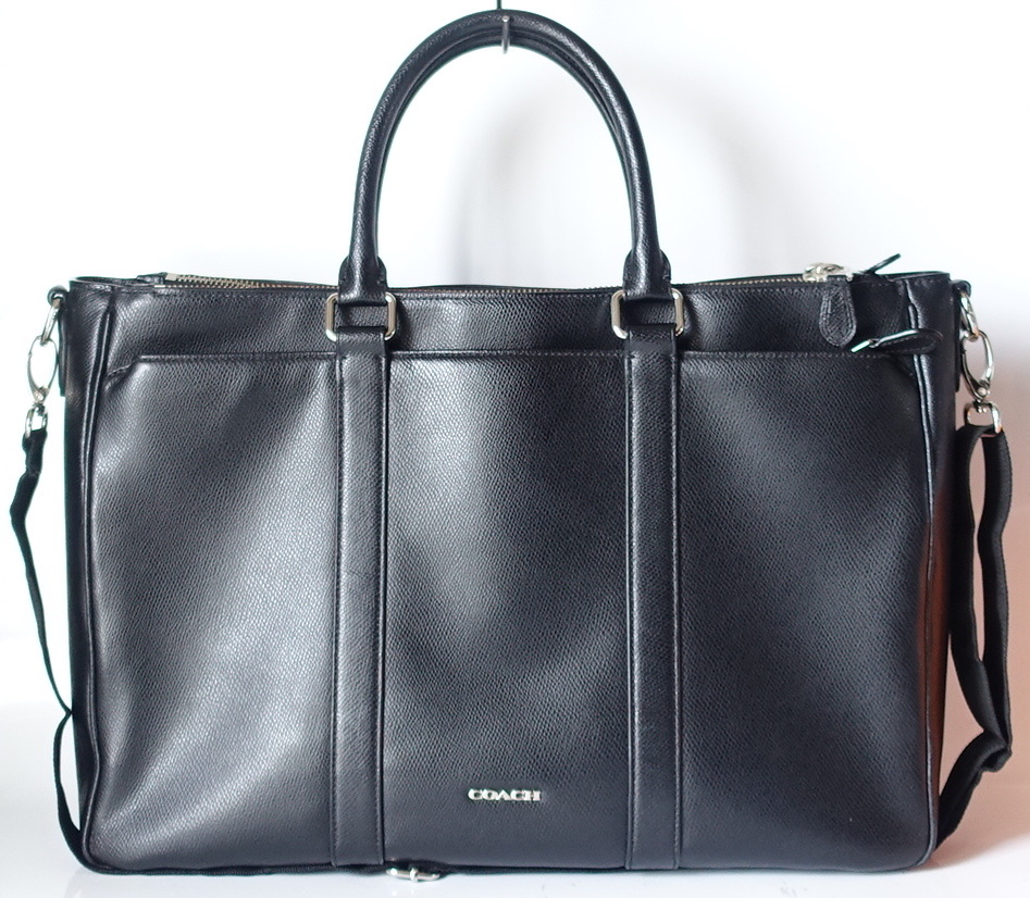 ☆美品☆COACH コーチ オールレザー 4層 超お洒落 実用 2way ビジネス 