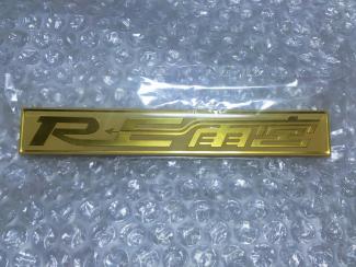 RE雨宮 ロゴ抜き ステッカー ゴールド 奇跡のFD3Sが幕張メッセに降臨 