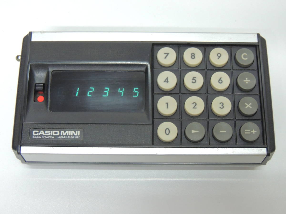 A0105)世界初 カシオ電卓 カシオミニ 動作未確認 CASIO - カシオ 0