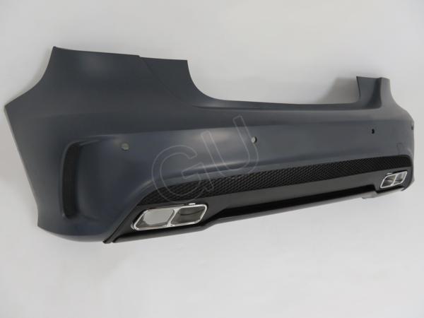 ◆ ベンツ W176 A180 A250 A45 AMG 2012～ リア バンパー クローム メッキ ボディ キット マフラー カッター ディフューザー A1768805840