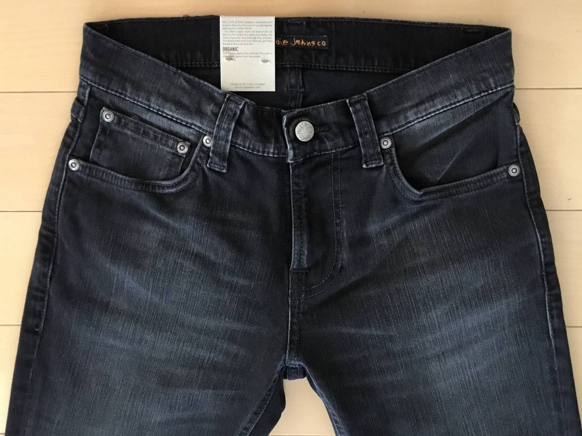  NUDIE JEANS ヌーディージーンズ TIGHT TERRY RAINY BLACK PRE-2019 MODEL 正規 28(ヌーディージーンズ)｜売買されたオークション情報、yahooの商品情報をアーカイブ公開 - オークファン ヌーディージーンズ