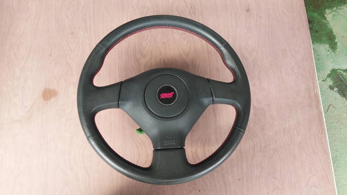 インプレッサ WRX-STi E型(GDB) 純正ハンドル