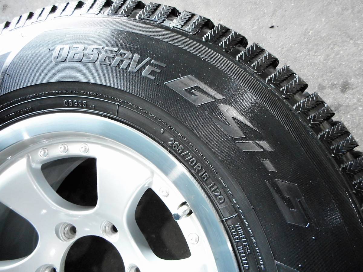 トーヨー 4WD スタッドレス GSI-5 265/70R16 8J +10 139.7-6H 139.7/6H 