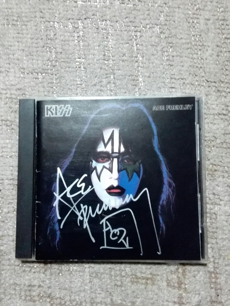Ace Frehley - ACE Kiss キッス エース・フレーリー「KISS」直筆サイン