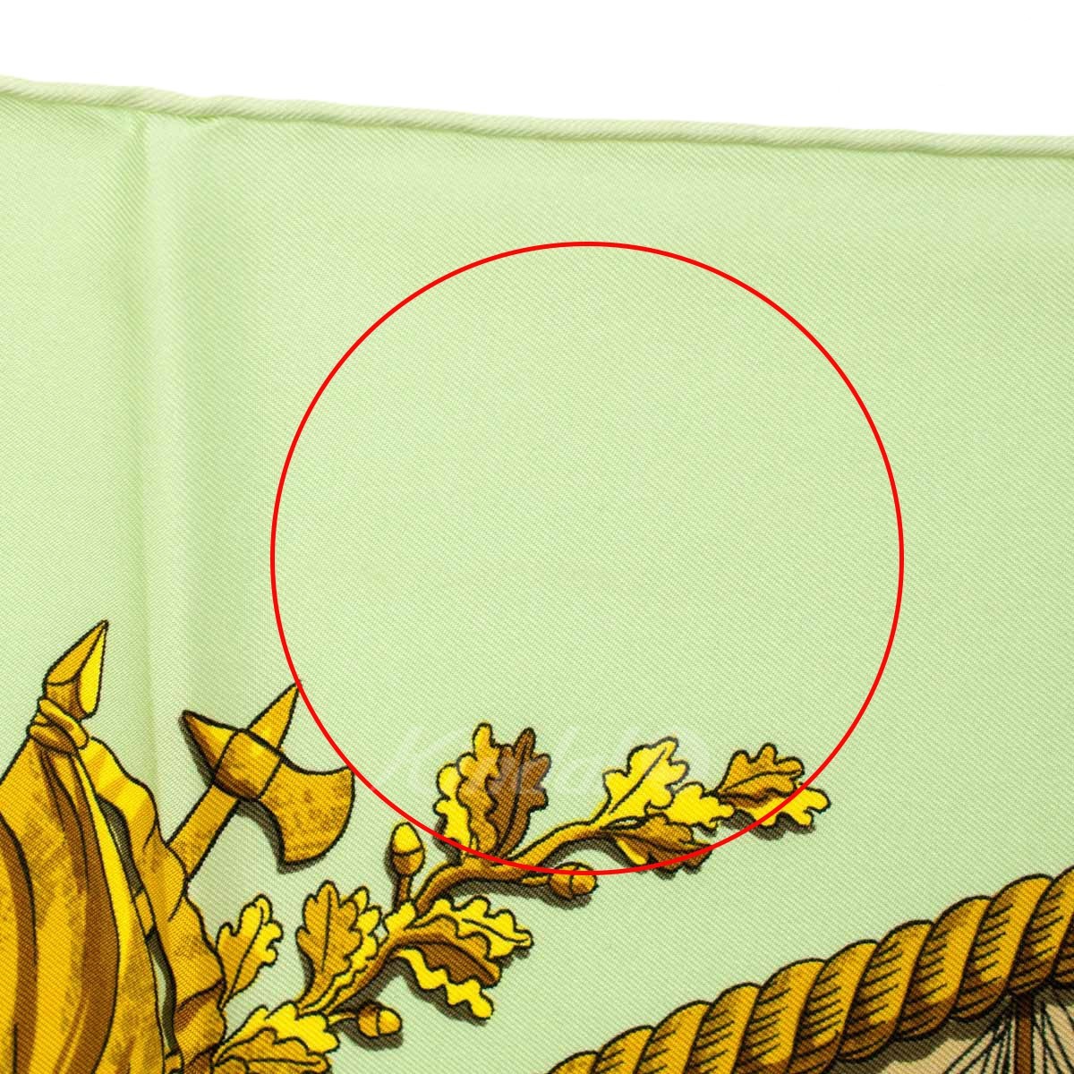 HERMES MARINE ET CAVALERIE カレ90 シルクスカーフ